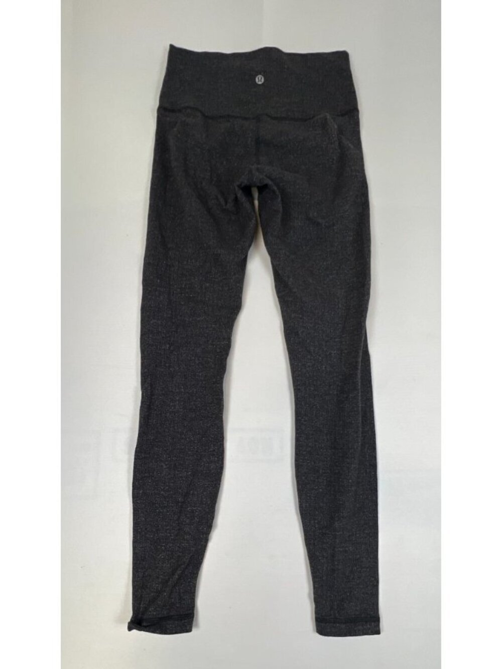 Lululemon Women Gray Heathered High Rise Yoga Athletic Leggings 25"
